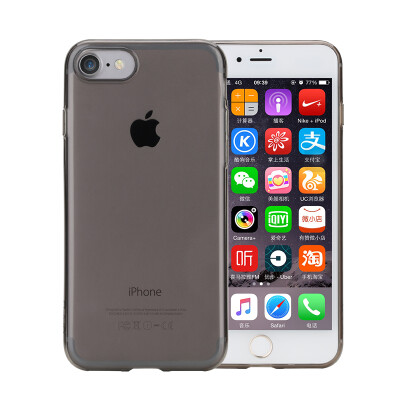 

Locke ROCK iphone7 phone shell / Apple 7 protective cover TPU silicone thin soft shell through black