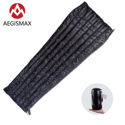 

AEGISMAX Outdoor Camping E Series Goose Down Envelope Sleeping Bag Three-Season Lengthened Adult Nylon Spring Sleeping Bag