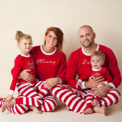 

XMAS Family Matching Women Kids Girl Boy Sleepwear Nightwear Pajamas Set Pyjamas