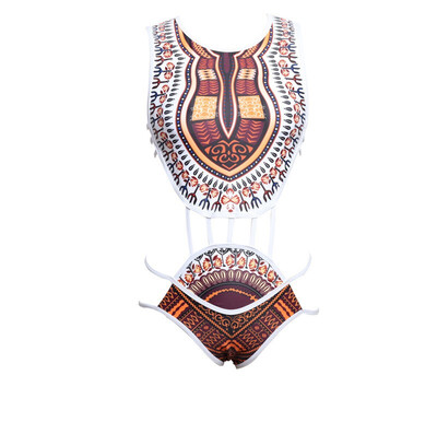 

Womens Sexy Print Bikini One Piece Swimsuit Swimwear