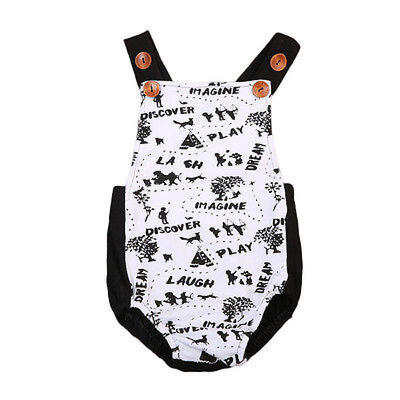 

Newborn Baby Boys Girls Painting Romper Bodysuit Jumpsuit Outfits Set Playsuit