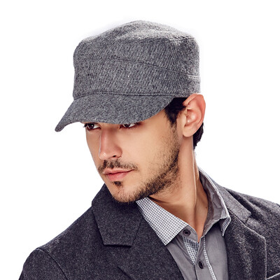 

Carmen KENMONT km-2418 Cap Outdoors Men&39s Hat Autumn&Winter Korean Cap Cap Warm Baseball Cap Flat Top Cap Gray