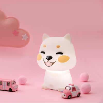 

NeillieN 2018 new Wang Tsai childrens fun night light Silicone creative gift two-color smart voice USB with sleeping lights