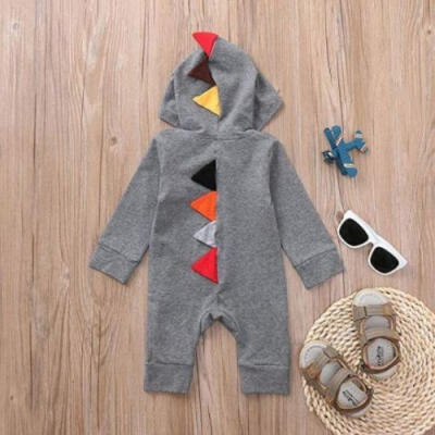 

3-24M Infant Baby Girl Boy Baby Dinosaur Rainbow Romper Jumpsuit Pajamas Outfits