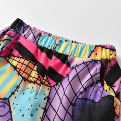 

2PCS Toddler Baby Girls Kids Summer T-Shirt Tops Long Pants Outfits Set Clothes