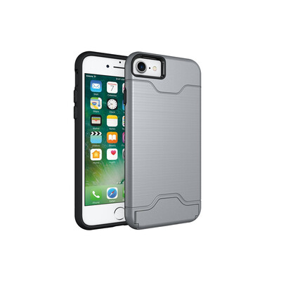 

Fivice iPhone 78 Case TPU all-inclusive anti-drop brushed card with bracket mobile phone case