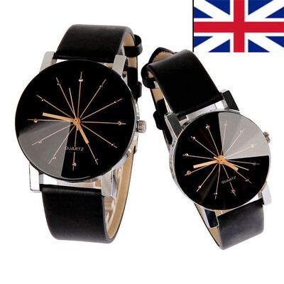 

New Fashion Geneva Women Leather Band Stainless Steel Quartz Analog Wrist Watch