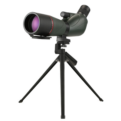 

Eyeskey 20-60x60 Angled Spotting Scope BaK4 Waterproof Fogproof Portable Travel Scope Monocular Telescope with Tripod Carry Case f