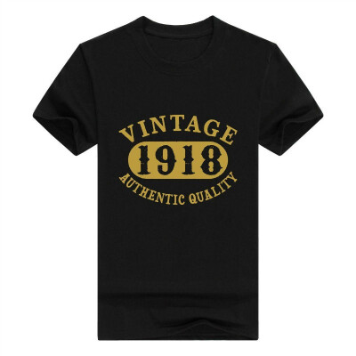 

100 Years Old 100th B-Day Birthday Vintage Gift 1918 Mens T-Shirt