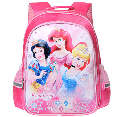 

Disney (Disney) Princess primary school students bag girls shoulder loss 1 - 3 grade school bag D12005C pink