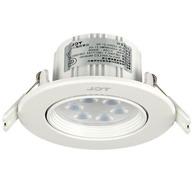 

Jingdong Supermarket TCL Spotlight LED Downlight Ceiling Ceiling Light Cattle Eye Light Spotlight Spotlight White 3w warm yellow light hole 75-85cm