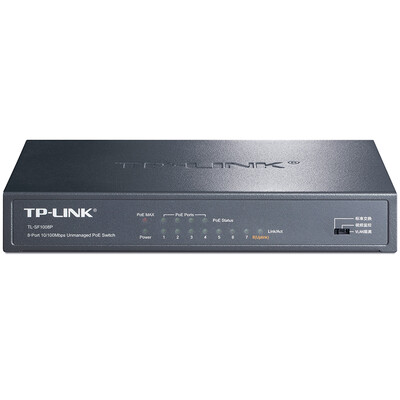 

TP-LINK SF1008P 8-портовый 100M 4-портовый POE неуправляемый переключатель PoE