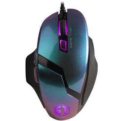 

Красочный (Delux) M612 игра игровая мышь проводной 6 групповой макросъемка эргономичный дизайн обесцвечивание синий
