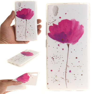 

Purple orchid Pattern Soft Thin TPU Rubber Silicone Gel Case Cover for Lenovo P70