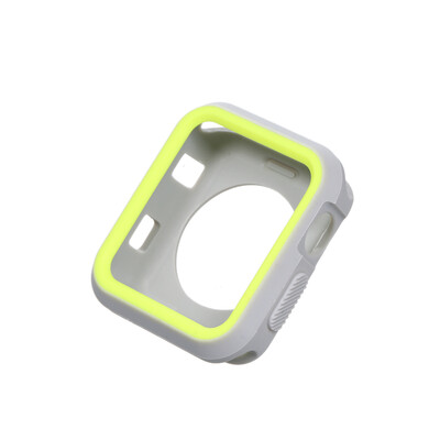 

Soft Silica Gel Watchcase Breakingproof Protective Watch Cover For Apple Watch 32