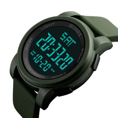 

Fashion Mens LED Waterproof Digital Quartz Military Luxury Sport Date Watches