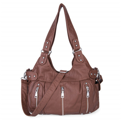 

Lady washed leather handbag