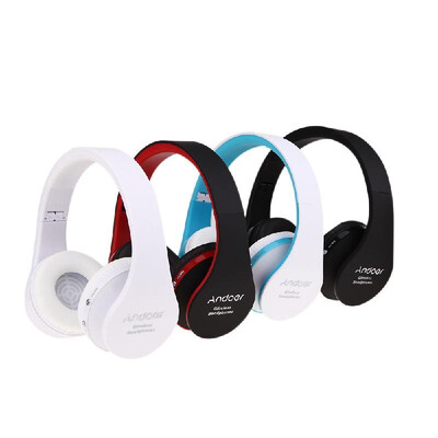 

Foldable Wireless Bluetooth Stereo Headset Handsfree Headphones Mic for iPhone iPad PC Black