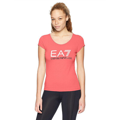 

Emporio Armani EA7 Womens Training Core & Branding Logo Series Short Sleeve Tee