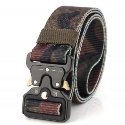 

Retro Fashion Men Outdoor Sports Military Tactical Nylon Waistband Canvas Belt