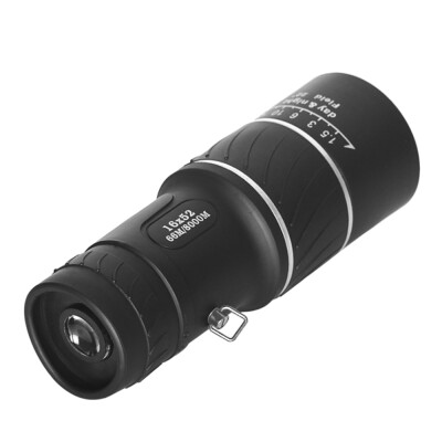 

FMC Dual Focus Portable HD Optics Monocular Telescope 16X52 High Definition Pocket Night Vision Travel Lens Telescope