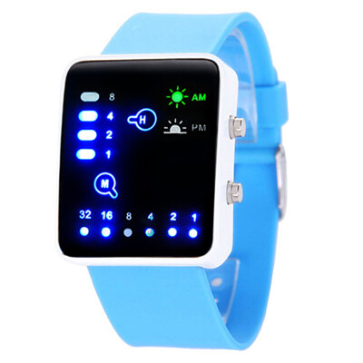 

MyMei 2016 New LED Watch Water Resistant Rubber Strap LED Lamp Display Digital