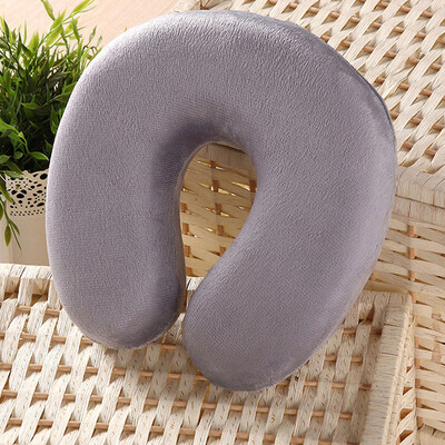 

Yinglite Memory Foam Travel Neck Pillow U Shape 30×30×10cm Ortho Therapy Neck Support Pillow with Velour Cover