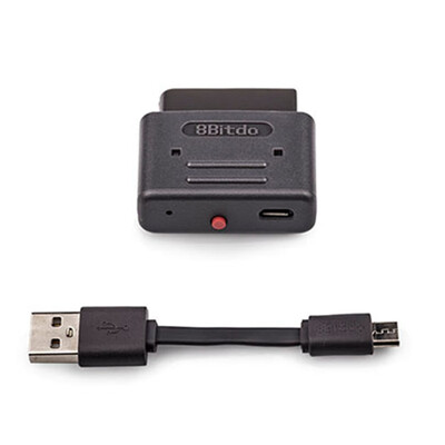 

Black Handles Retro Wireless Gamepads Receiver SNES/SFC Version For 8Bitdo