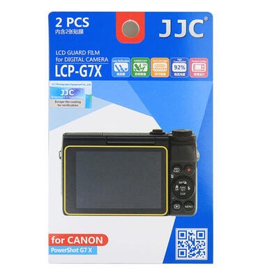 

JJC LCP-G7X Canon Bo show CANON POWERSHOT G7X G7 X dedicated camera film screen protective film high permeability through scratch screen protective film 2 sets