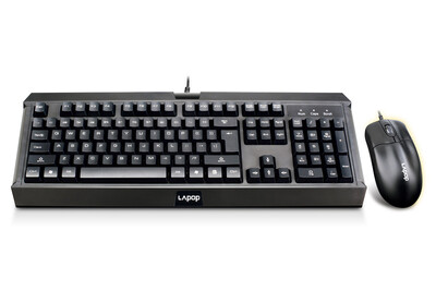 

Wired Business Office Keyboard&Mouse Full-sized Keyboard&Comfortable Right-Handed Mouse Combo