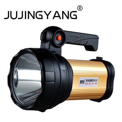 

JUJINGYANG LED flashlight rechargeable searchlight ultra-bright outdoor patrol multi-functional portable miner lamp household