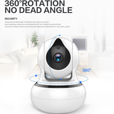 

NUO 20MP Smart Home Security WiFi Camera 1080P 360° PTZ Baby Cloud Camera