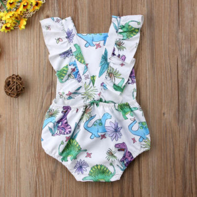 

Newborn Baby Boys Girls Romper Jumpsuit Playsuit Halter Clothes Outfits Summer