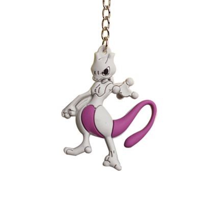 

Pocket Monsters 3D Pokemon Cartoon PVC Keychain Rubber Figure Keyring Ornament Mini Pendant Pikachu Toy Accessories