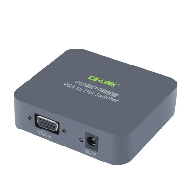 

CE-LINK 2213 VGA to DVI Video Converter VGA для DVI24 + 5 с подключением питания Компьютерный монитор Проектор Телевизор Аналого-цифровой сигнал