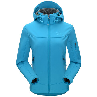 

El Monte ALPINT MOUNTAIN Outdoor Soft Shell Jackets Couples Men & Women Fleece Windproof Warm Soft Shell Clothing 620-005 Green L