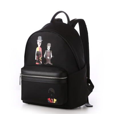 

Pigeon excellent one P. kuone shoulder bag male Korean version of the men's backpack large-capacity personality college school bag P770812 black