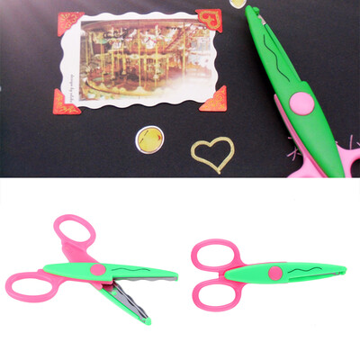 

DIY Фотоальбом ручной работы Craft Laciness Ножницы фотокарт декоративные