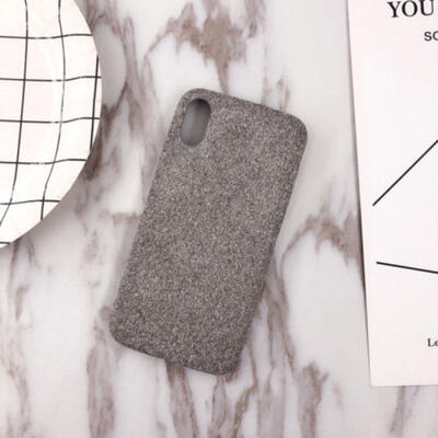 

Warm Fuzzy Fashion Soft Cloth Skin Back Cover Case For iPhone 6 6S 7 8 Plus X AU