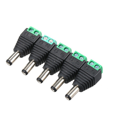 

DC 55mm21mm Female Male Power Plug Adapter Monitor Weld-free Plug Socket DC-G025pcsDC-G035pcs