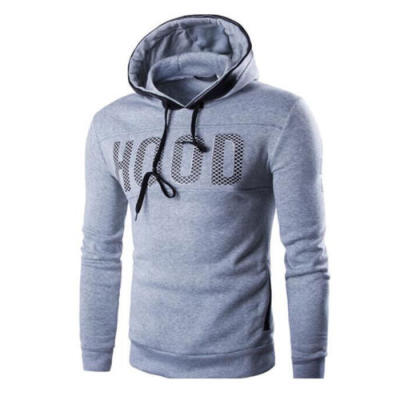 

Men Hooded Hoodie Coat Jacket Outwear Sweater Fit Jumper Loose Pullover Tops