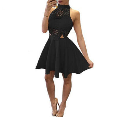 

Fashion Women Ladies Casual Sleeveless Party Evening Cocktail Short Mini Dress