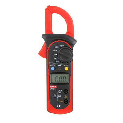 

UNI-T UT202A Data Hold 600A DCAC Voltage AC Current Resistance Digital Clamp Meters W MAX & MIN Mode