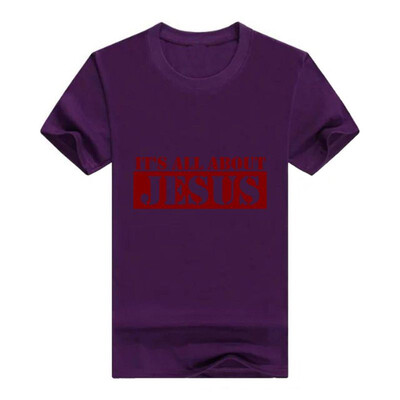 

Christian Religious Men Tshirt Its All About Jesus