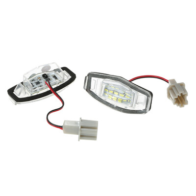 

2x 18 LED License Plate Light Direct Fit For Acura TL TSX MDX Honda Civic Accord