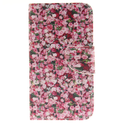 

Floral Design PU Leather Flip Cover Wallet Card Holder Case for Nokia Lumia N640