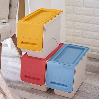 

Jingdong Supermarket Shun Mei set up before the open Baina storage box can be stacked storage basket SM-2937 color random