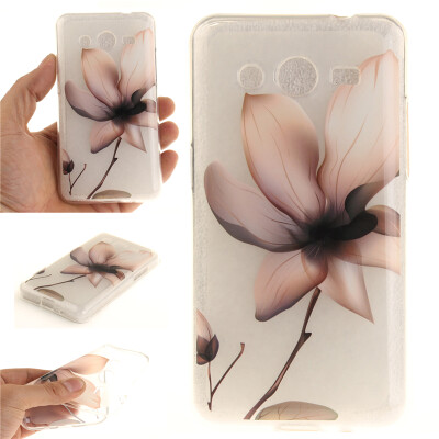 

Magnolia flower Pattern Soft Thin TPU Rubber Silicone Gel Case Cover for SAMSUNG GALAXY Core 2/G355H