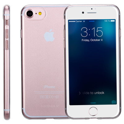 

MOMAX iPhone7 8 Phone Case Apple 78 Phone Case TPU Soft Case 47 &quotClear White