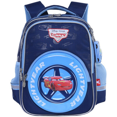 

Disney Disney car mobilization children bag light cartoon backpack kindergarten first grade primary school student bag RB0078A treasure blue